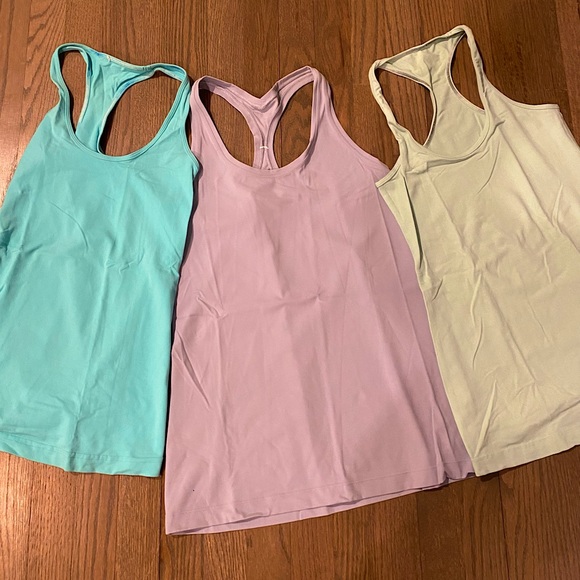 lululemon athletica Tops - Lululemon Cool Racerback Tanks - Set of 3